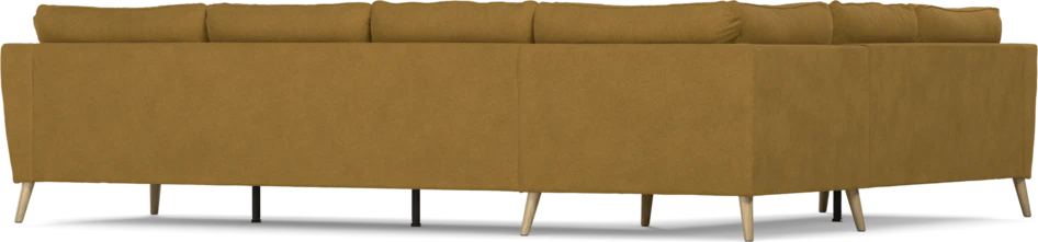 County - Hörnsoffa, 2+3-sits - Gul