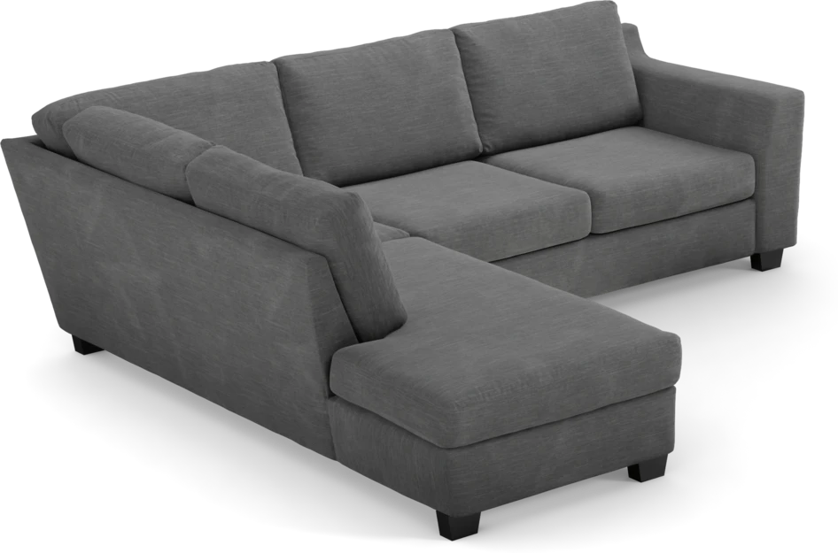 Friday - 2,5-sits soffa med divan vänster - Grå