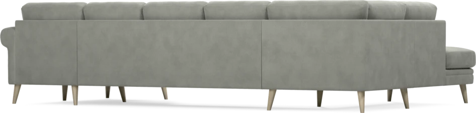 Eden - 3-sits soffa med divan vänster och schäslong höger - Grå