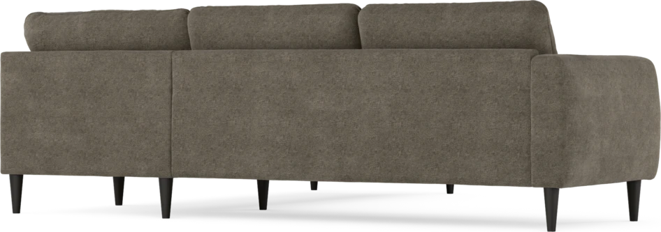 Bridge - Hörnsoffa, 2+2-sits - Brun
