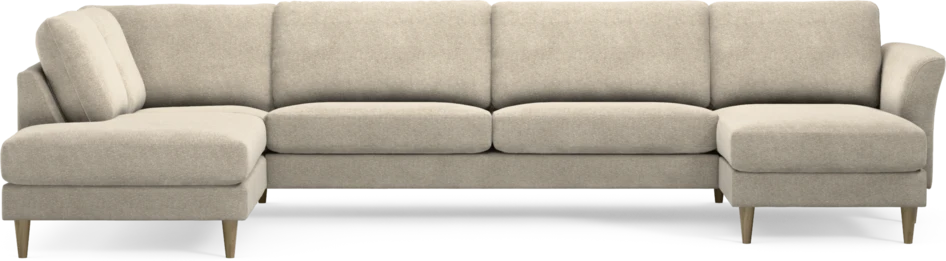 Bridge - 3-sits soffa med divan vänster och schäslong höger - Beige
