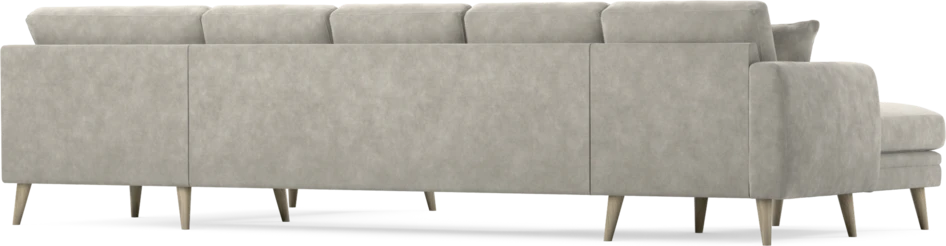 Eden - 3-sits soffa med schäslong vänster och divan höger - Grå