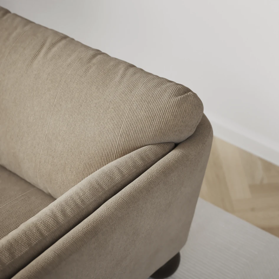 Madison Lux - 3-sits soffa med schäslong vänster - Beige