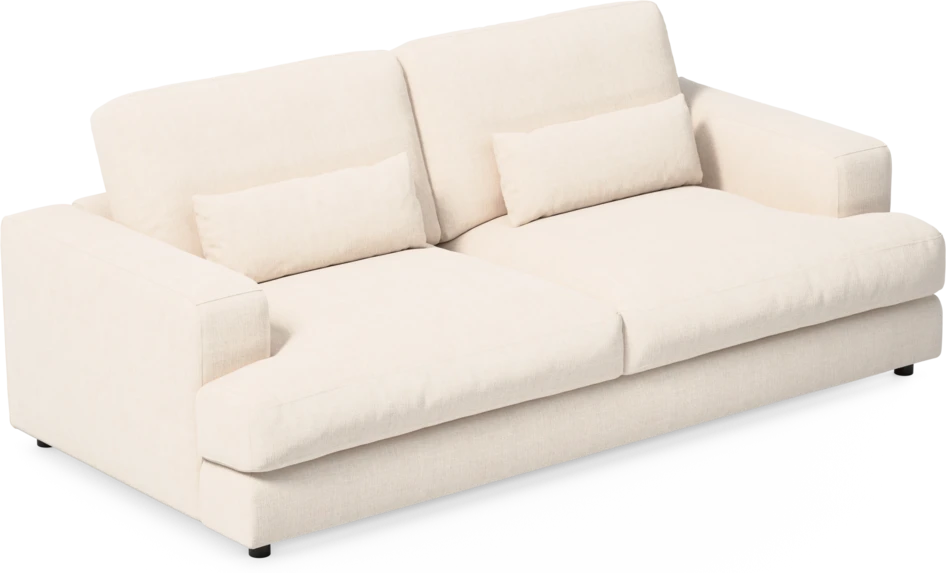 Noma - 3-sits soffa - Vit