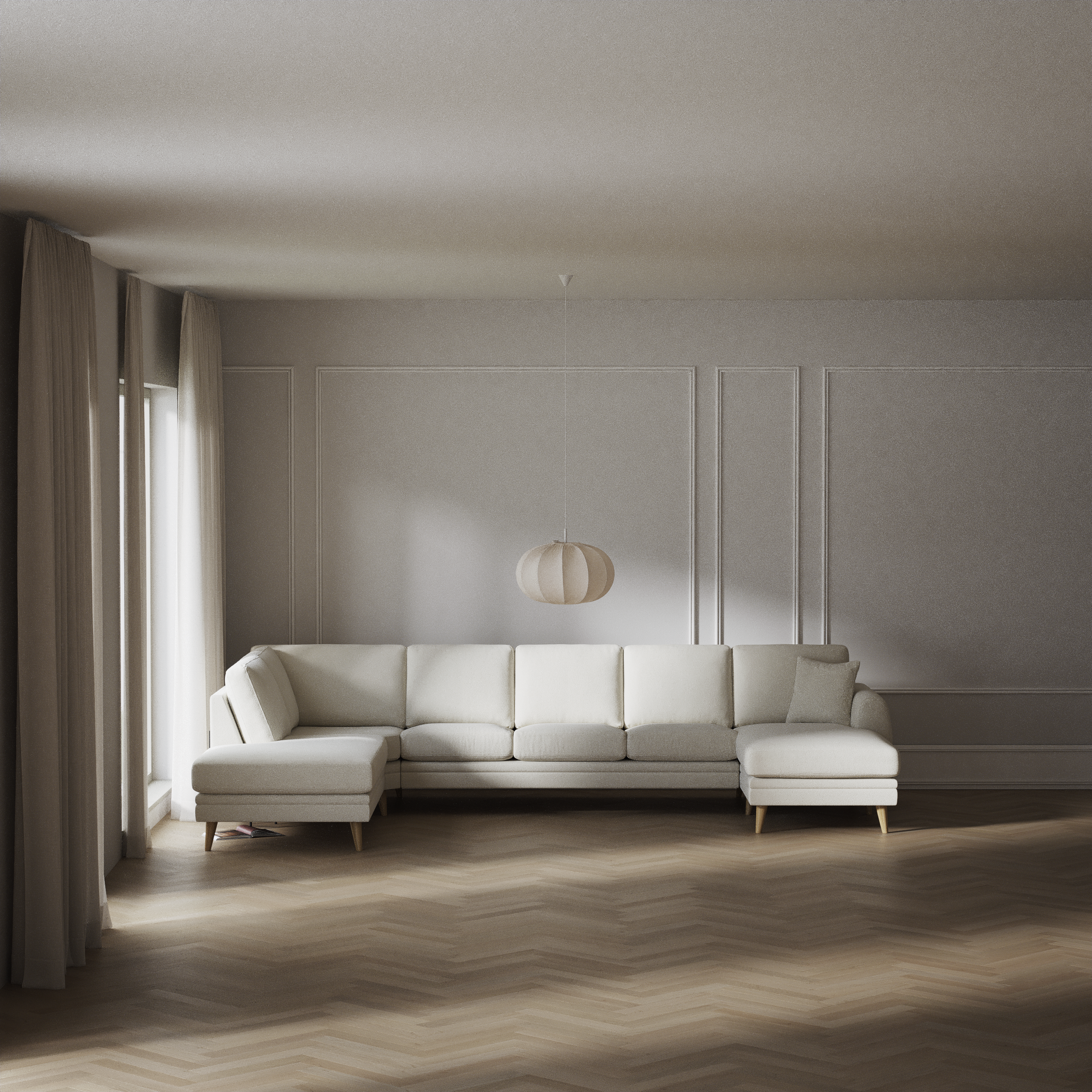 Eden - 3-sits soffa med divan vänster och schäslong höger - inspiration