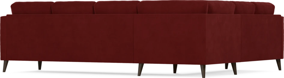 Eden - Hörnsoffa, 2+3-sits - Röd