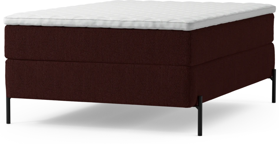 Delux Exclusive - Kontinentalsäng, enkelsäng 140 cm med bäddmadrass och sängben