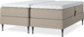 Delux Dream - Ställbar säng, dubbelsäng med bäddmadrass - Beige