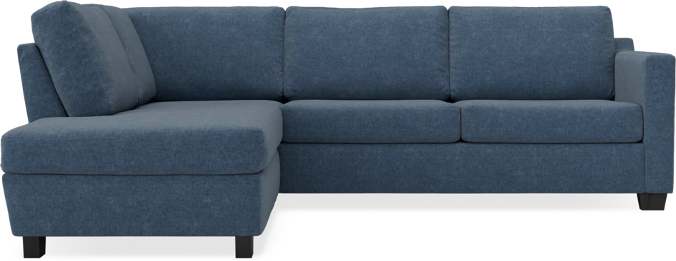 Friday - 2,5-sits soffa med divan vänster - Blå