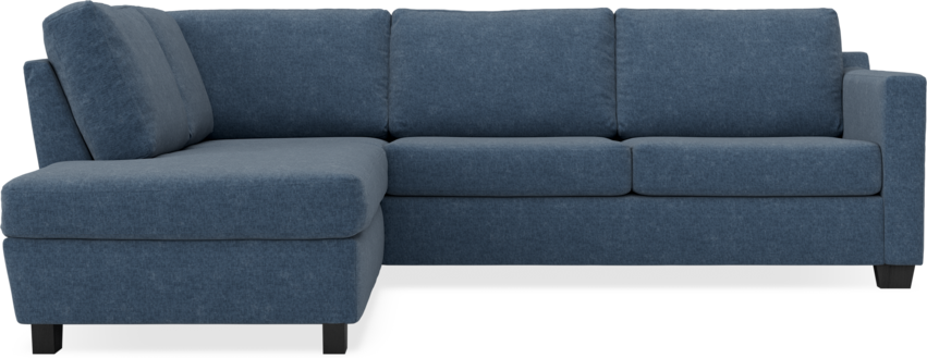 Friday - 2,5-sits soffa med divan vänster - Blå