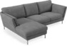 Madison Lux - 2-sits soffa med schäslong vänster - Vit