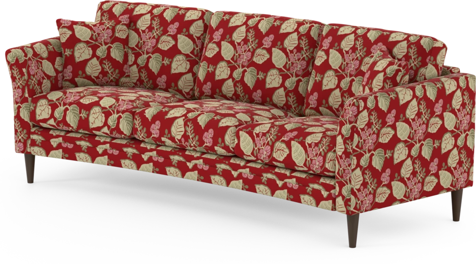 Eden - 3-sits soffa svängd - Flerfärgad