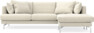 Harper - 4-sits med schäslong höger  - Beige