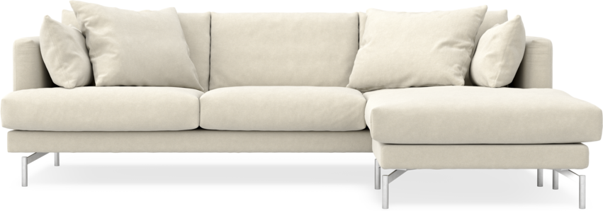 Harper - 4-sits med schäslong höger - Beige