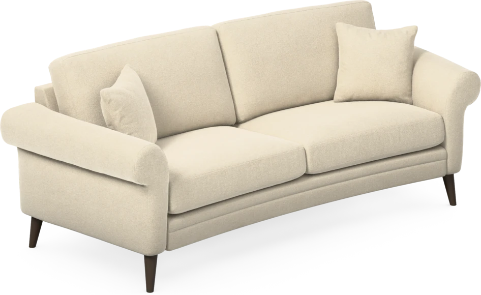 Eden - 2,5-sits soffa svängd - Beige