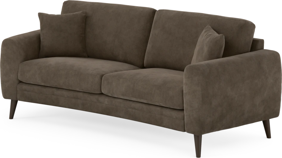 Eden - 2,5-sits soffa svängd - Brun