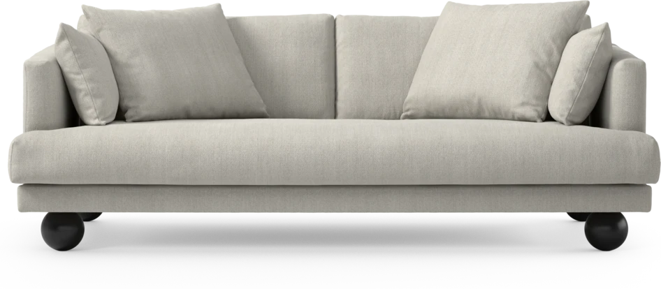 Harper - 3-sits soffa, hel dyna - Beige