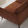 Madison Lux - 3-sits soffa med divan höger - Orange