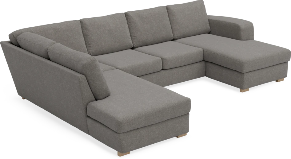 Friday - 3-sits soffa med divan vänster och schäslong höger - Grå