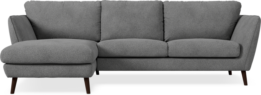 Madison Lux - 2-sits soffa med schäslong vänster - Vit