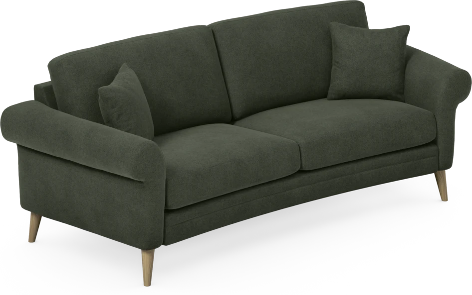 Eden - 2,5-sits soffa svängd - Grön
