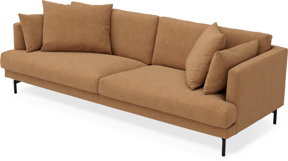 Harper - 4-sits soffa - Gul