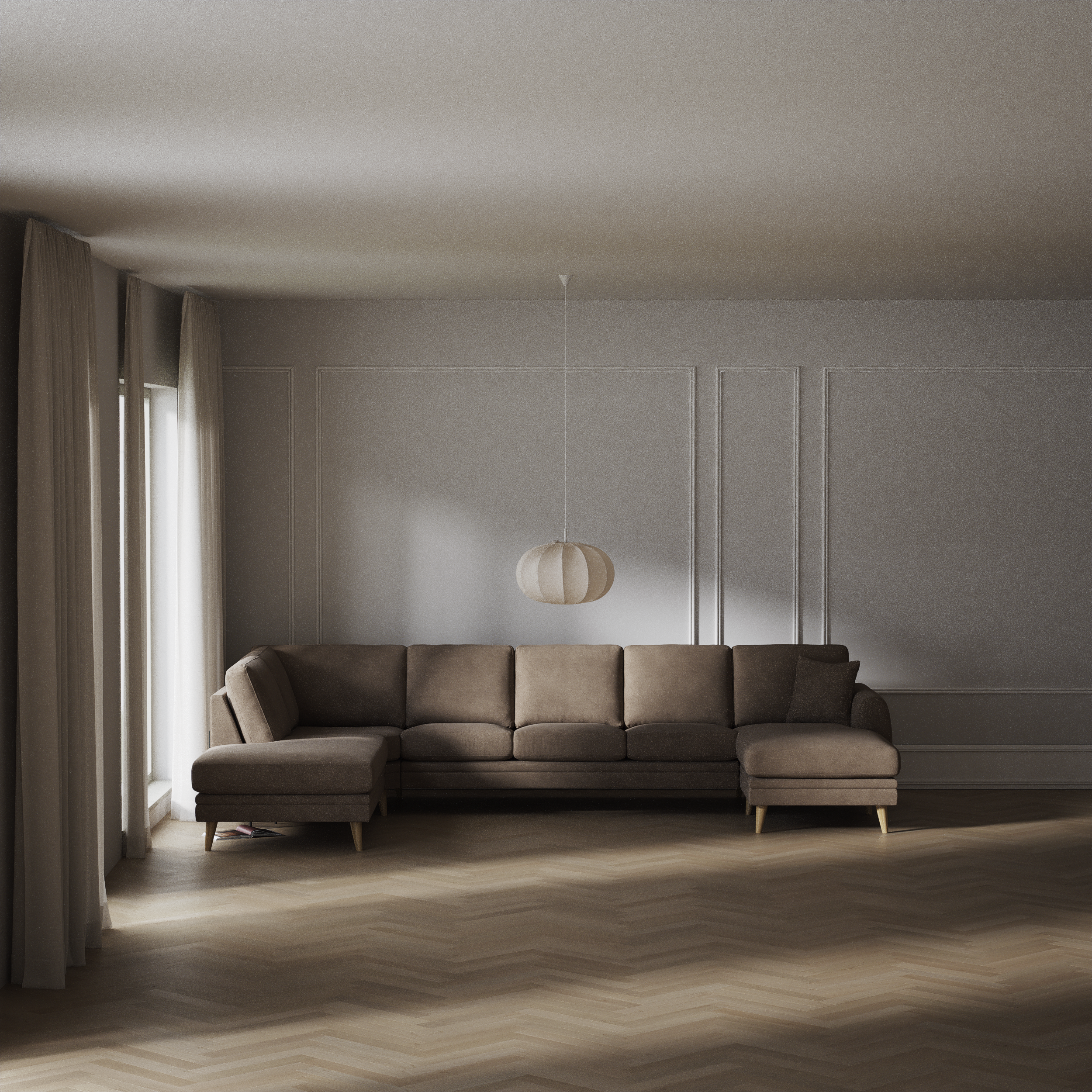 Eden - 3-sits soffa med divan vänster och schäslong höger - inspiration