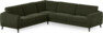Bridge - Hörnsoffa, 2+3-sits - Grön