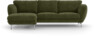 Madison Lux - 2-sits soffa med schäslong vänster - Grön