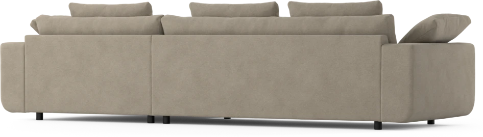 Amie - 3-sits med schäslong höger - Beige
