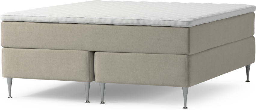 Delux Dream - Kontinentalsäng, dubbelsäng med bäddmadrass och sängben