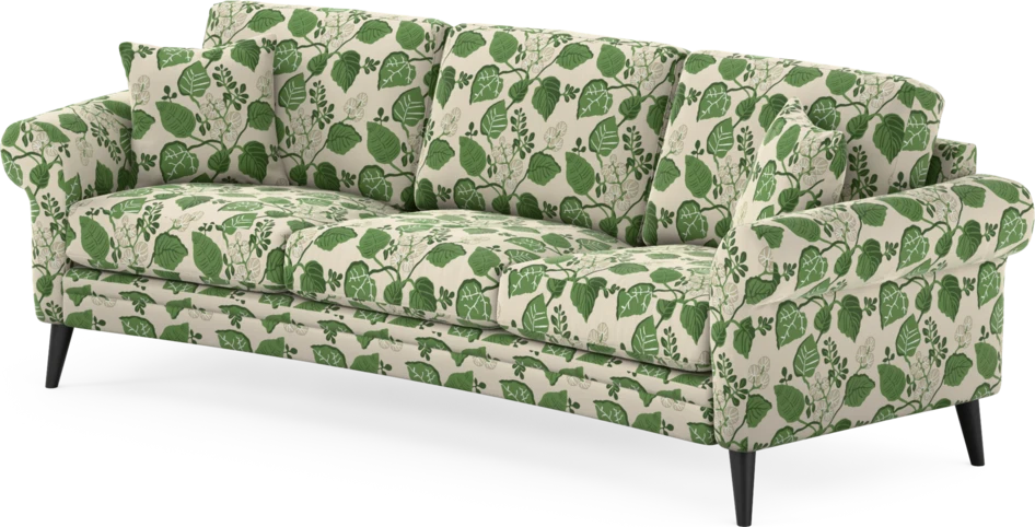 Eden - 3-sits soffa svängd - Flerfärgad
