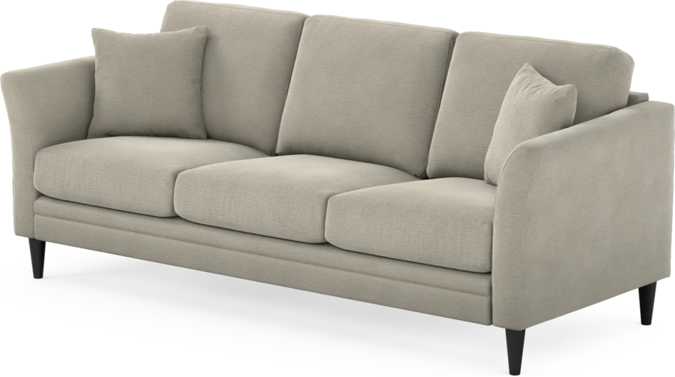 Eden - 3-sits soffa - Brun