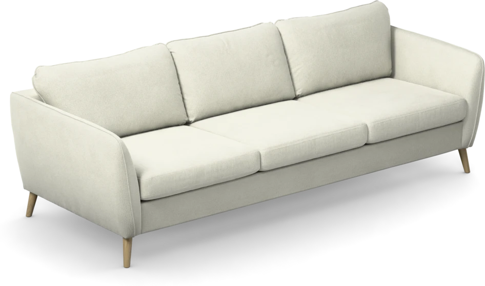 County - 3-sits soffa - Vit