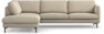 Madison - 3-sits soffa med divan vänster - Beige