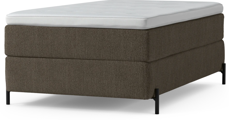 Delux Exclusive - Kontinentalsäng, enkelsäng 120 cm med bäddmadrass och sängben