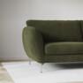 Madison Lux - 2-sits soffa med schäslong vänster - Grön