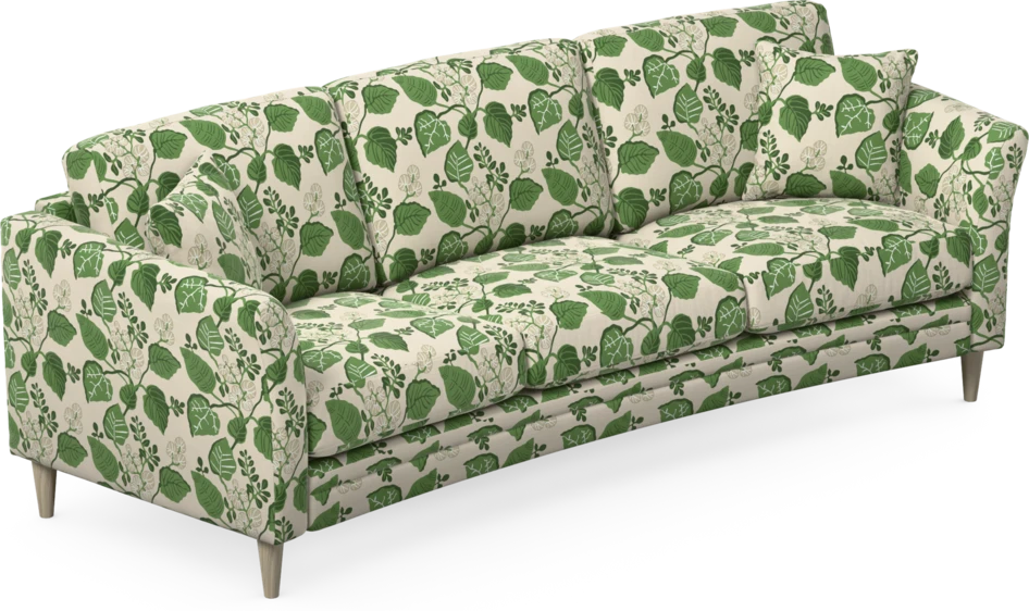 Eden - 3-sits soffa svängd - Flerfärgad