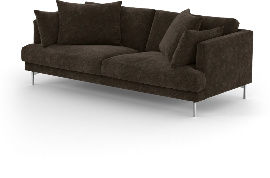 Harper - 3-sits soffa - Brun