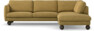 Madison Lux - 3-sits soffa med divan höger - Gul