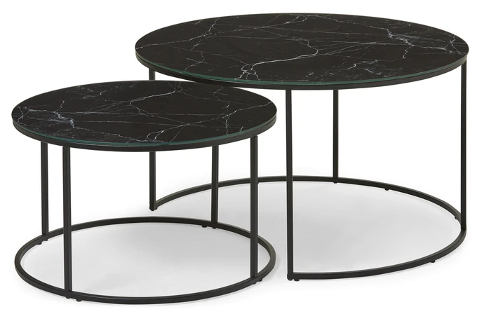 Amara, Satsbord, H 35 Ø 60/H 45 Ø80 cm