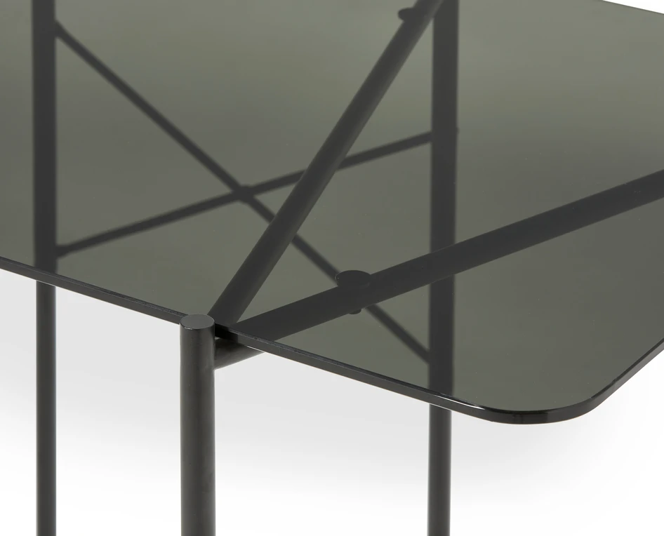 Clyde - Skrivbord, L 120 cm - Svart