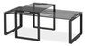 Julio - Satsbord, L 115/69 cm - Grå