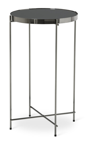 Zero - Sidobord, Ø 43, H 70 cm - Grå