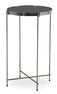 Zero - Sidobord, Ø 43, H 70 cm - Grå