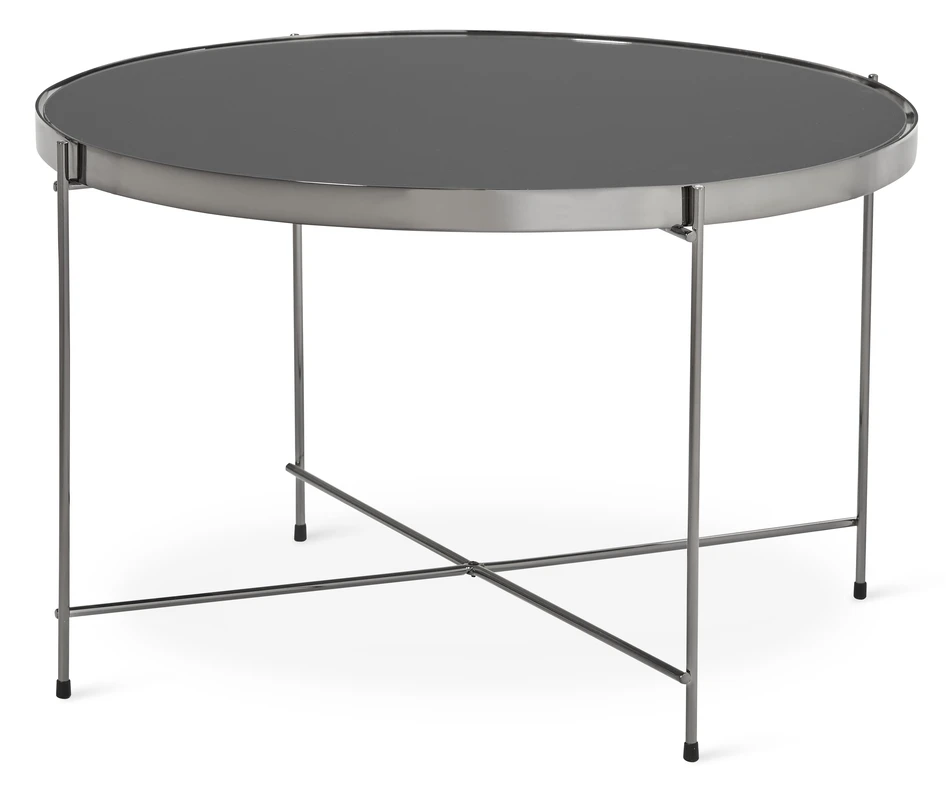 Zero - Soffbord, Ø 65, H 40 cm - Grå
