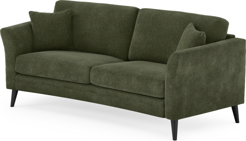 Eden - 2,5-sits soffa svängd - Grön