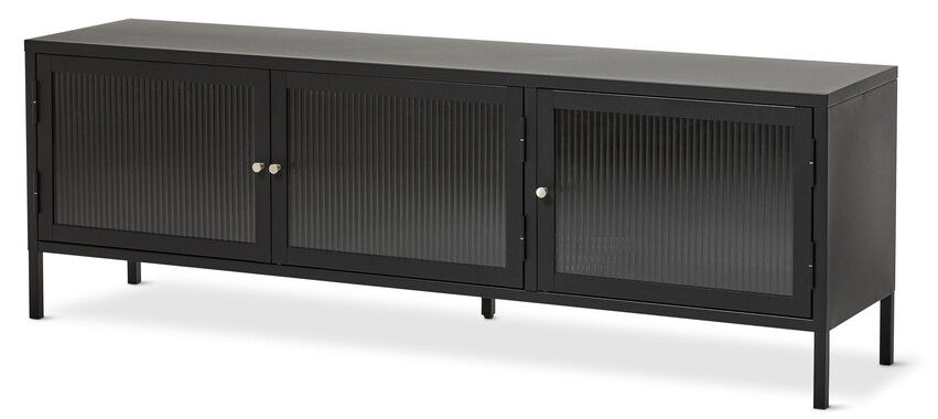 Nicke - Tv-bänk, B 150 cm - Svart