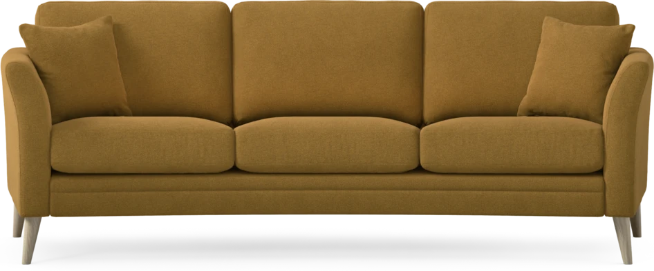 Eden - 3-sits soffa svängd - Gul