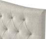 Delux Välvd - Sänggavel, 90-210 cm - Beige